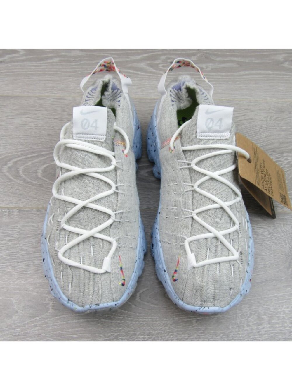 Nike Space Hippie 04 Women's Shoes Size 7.5 Summit White Multi NEW - Picture 7 of 16